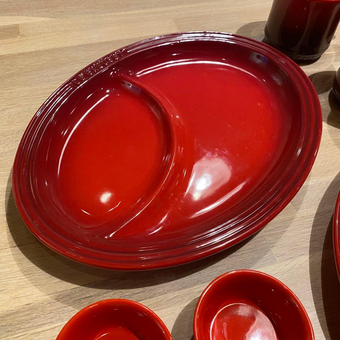LE CREUSET チェリーレッド 6点セット