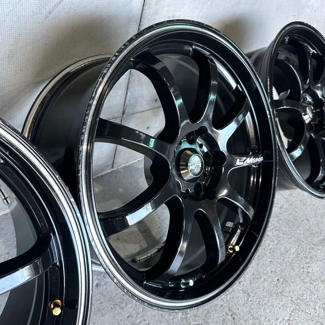 三菱 ランエボⅦ 装着 LM SPORT 18インチ　アルミホイール4本セット