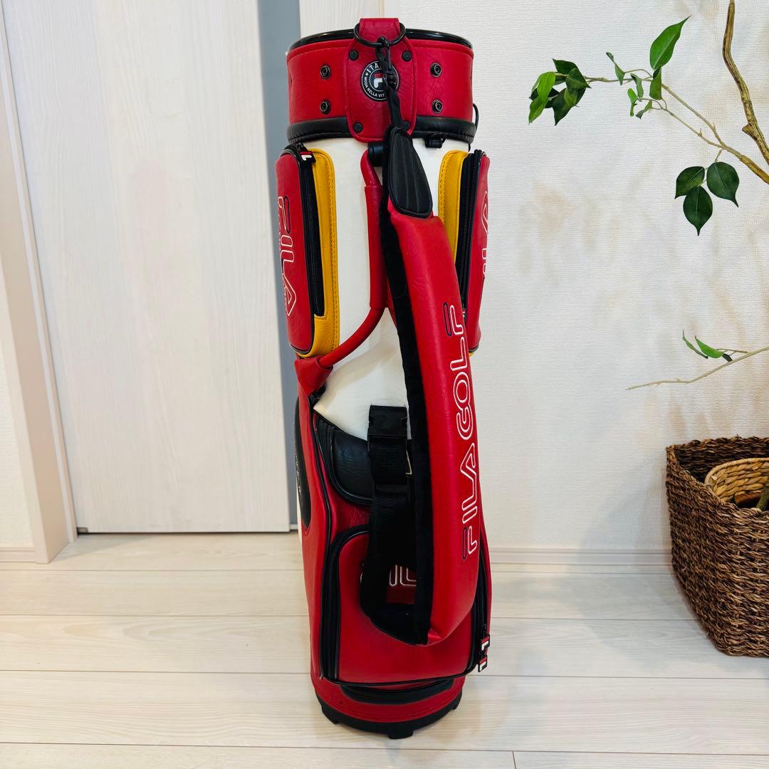 p*i様 FILA GOLF（フィラゴルフ） キャディバッグ 9.5型 / 6分