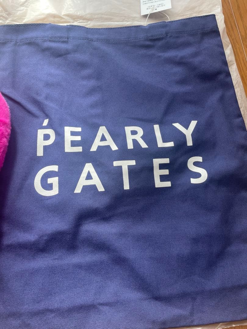 PEARLY GATES ピンクファーミトン