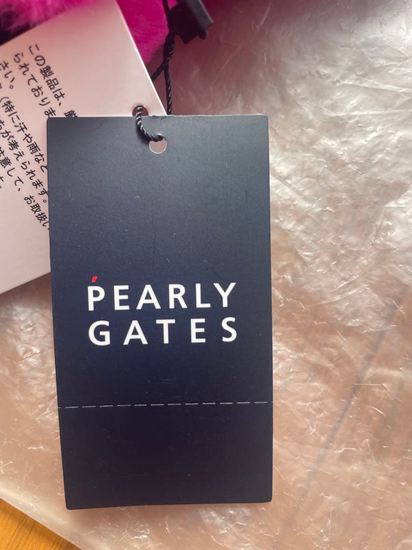 PEARLY GATES ピンクファーミトン