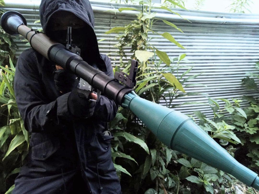 フルスクラッチ RPG-7 ロケットランチャー 3Dプリンター 成形 Ｋ