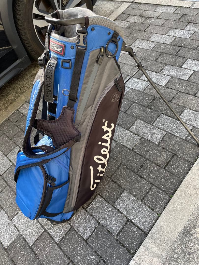 Titleist キャディバッグ 青