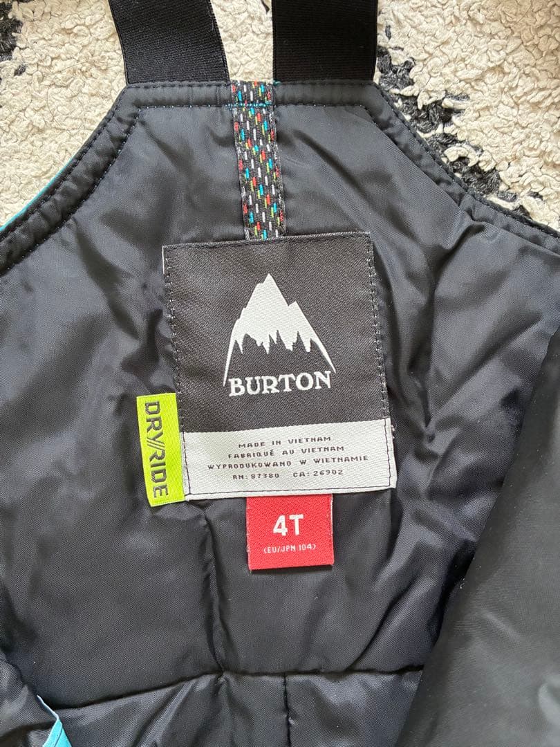 BURTON スノーボードウェア 4T ビーニー付き
