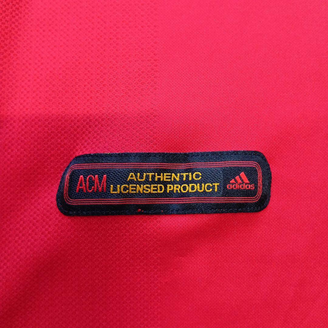 マルディーニ　adidas ACミラン 01/02 3rdユニフォーム 赤