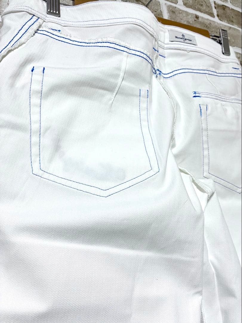 【早い者勝ち】新品 マンシングウェア レディース ゴルフパンツ 11 ホワイト