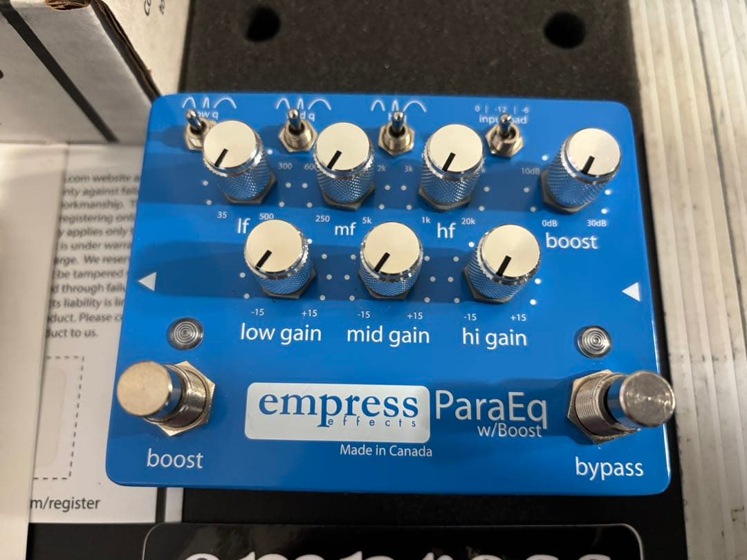 最終値下げ本日0時までempress ParaEq with boost