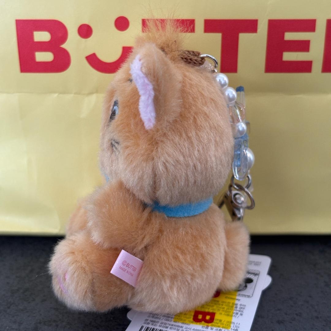 【韓国限定】BUTTER おしゃれキャット マリー ぬいぐるみキーリング 3点