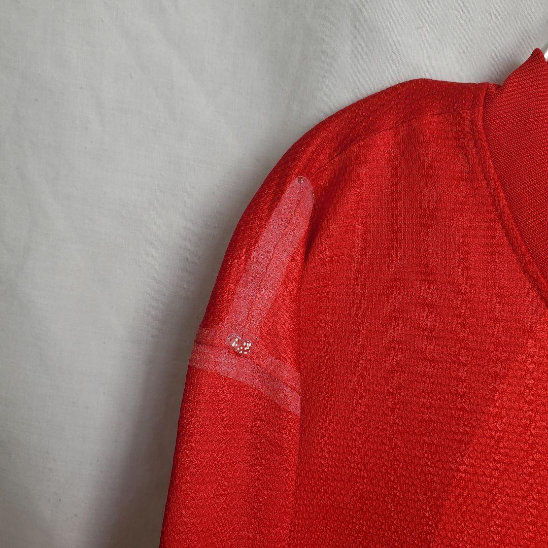 ブラジル代表 赤 レッド トレーニングウェア シャツ 長袖 tシャツ