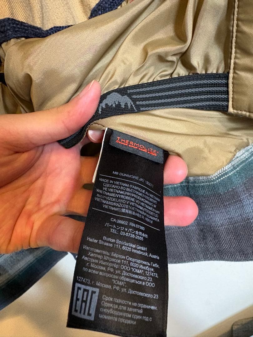 BURTON フード付きジャケット Mサイズ スノーボードウェア