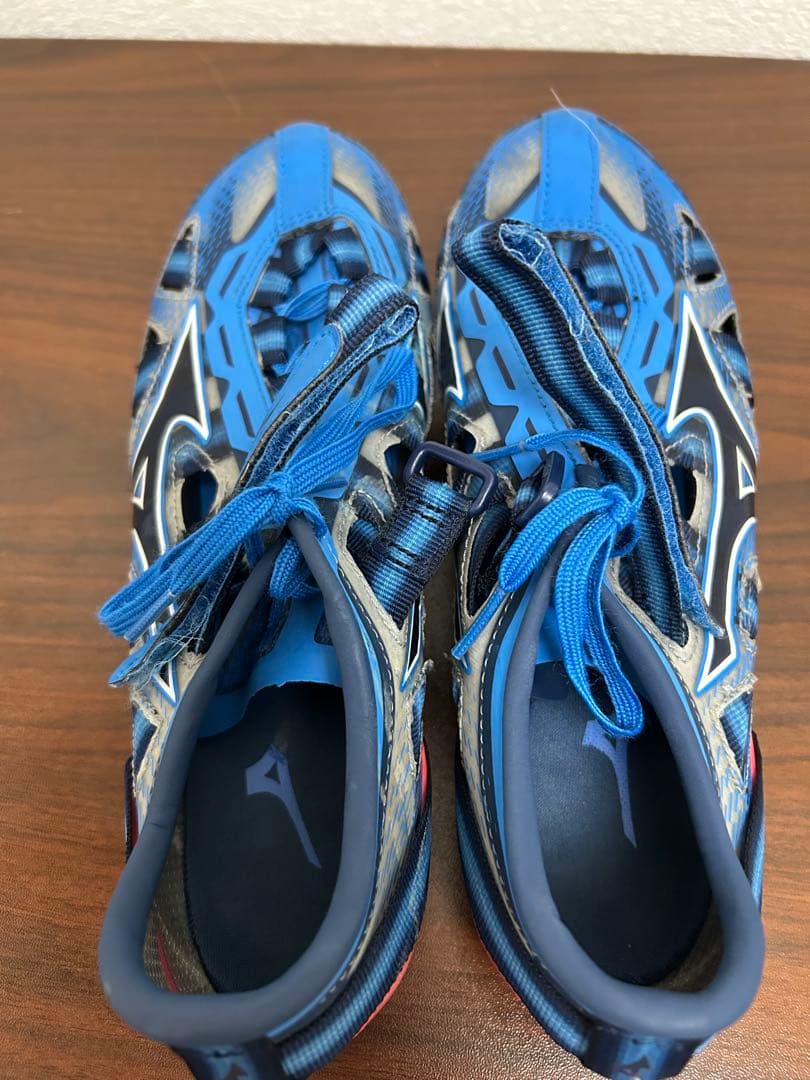 Mizuno 陸上競技用スパイクシューズ 青(X LASER Elite)