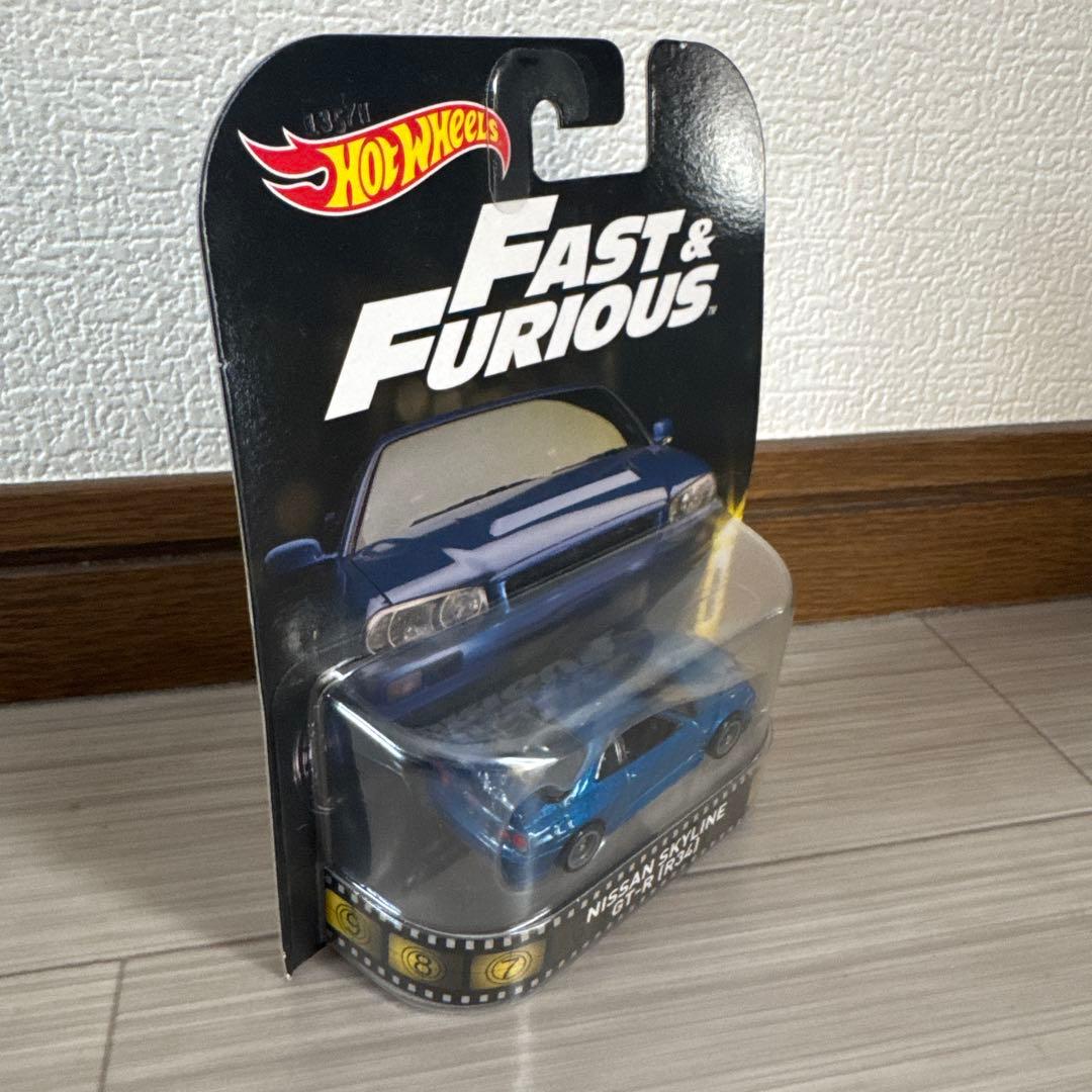 ホットウィール　NISSAN SKYLINE GT-R (R34)