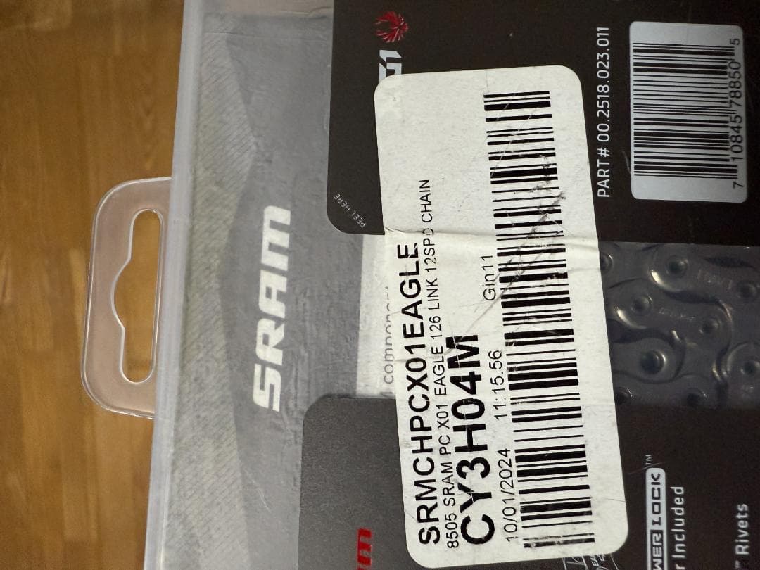 【新品】SRAM　X01 Eagleチェーン 126 link