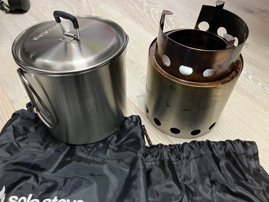 早い物勝ち　solo stove ソロストーブ　ソロストーブポット900 セット