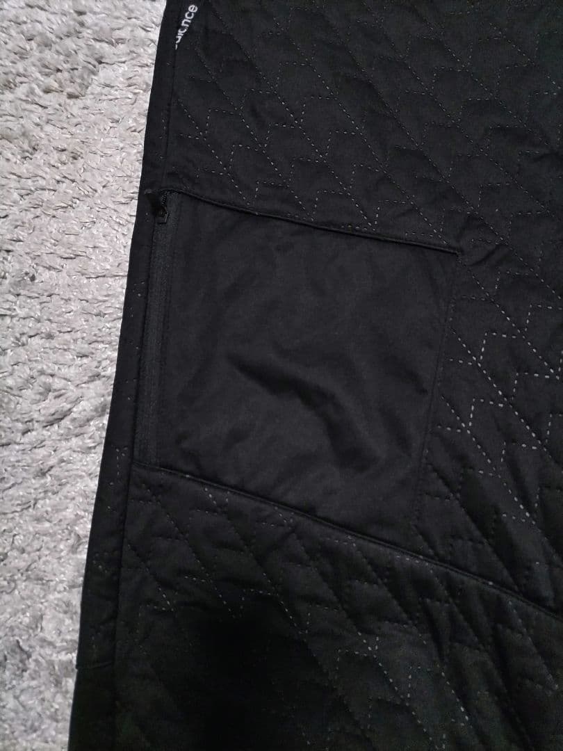 美品　ニューバランスゴルフ　キルティング　中綿　裏起毛　ストレッチ　パンツ　黒