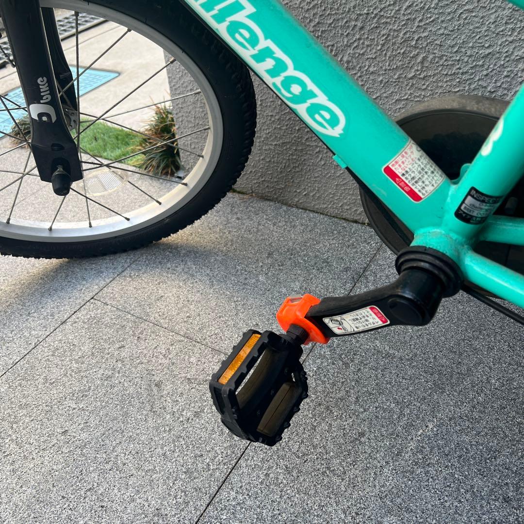 D-bike challenge キッズバイク エメラルドグリーン