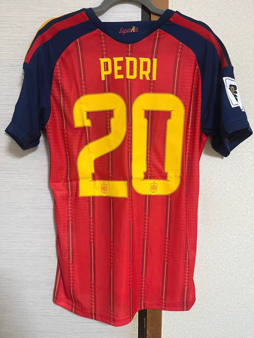 【新品未使用】ペドリ　スペイン代表　選手仕様　2026　ホーム　ユニフォーム