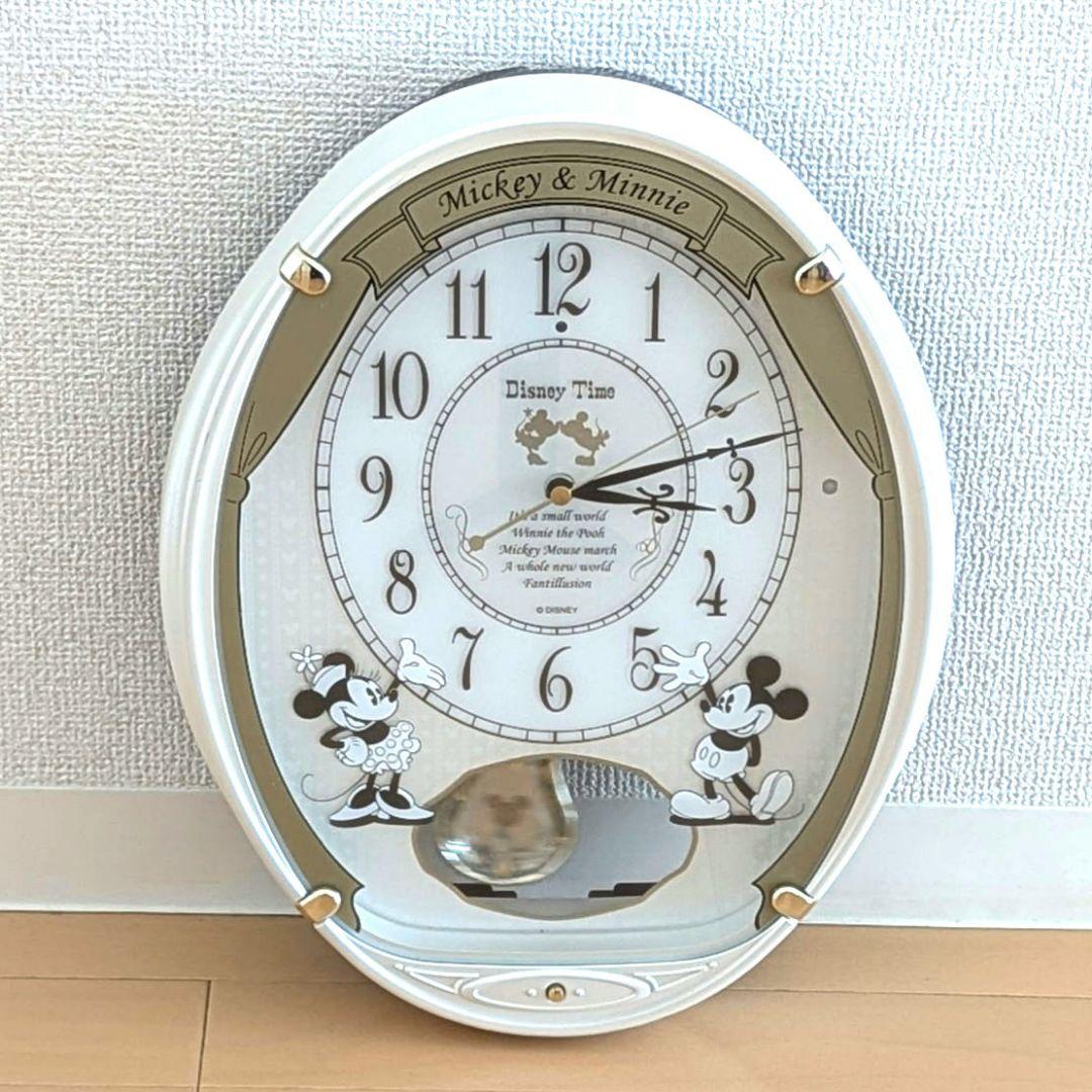 セイコーディズニータイム FW567W メロディ電波掛け時計
