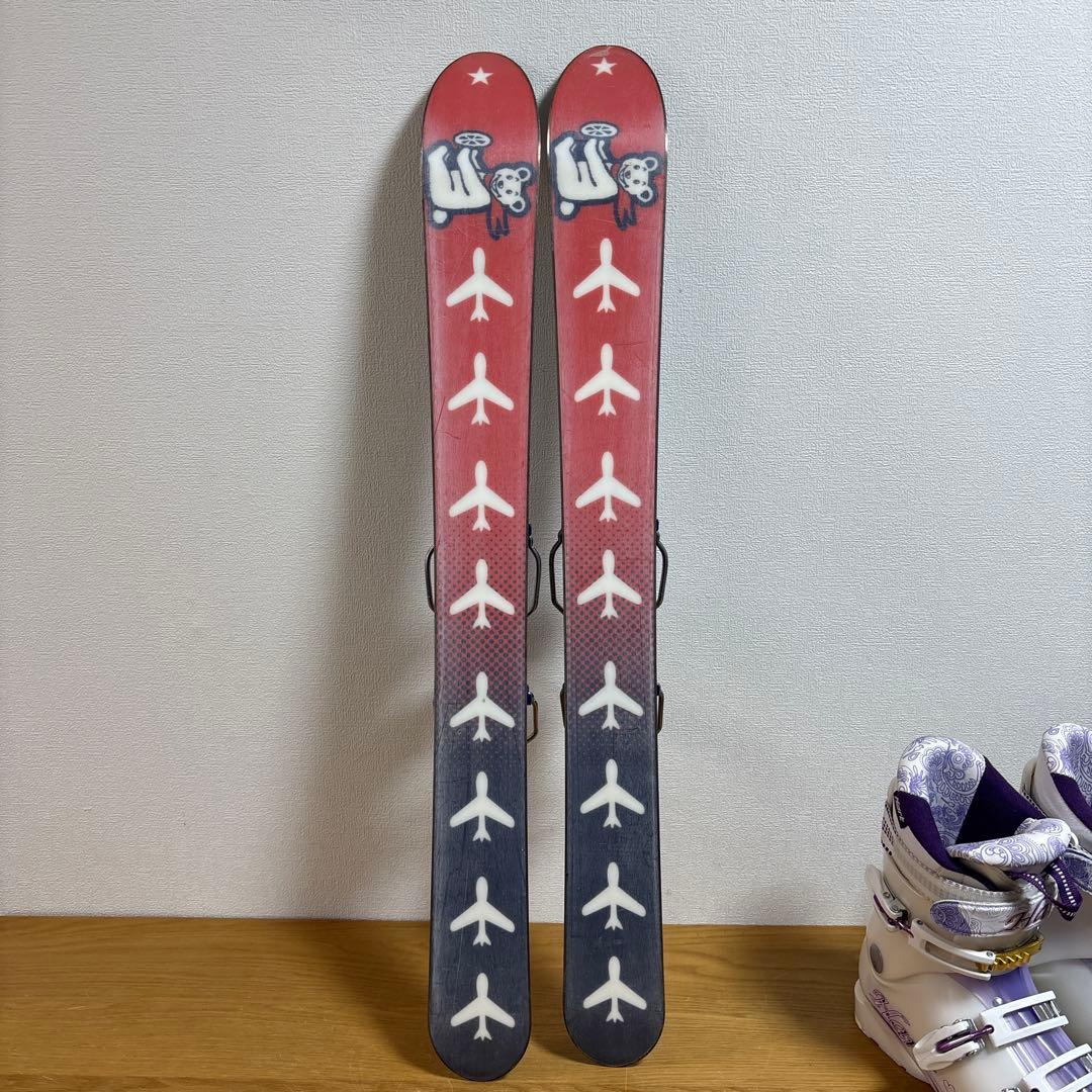 レディースショートスキーセット　Mizuno 90cm Hart 24cm