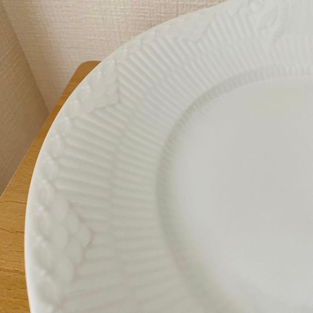 ＊⚫︎ロイヤルコペンハーゲン　ハーフレース　装飾大皿　　　　　　　　　　　　　和⑤