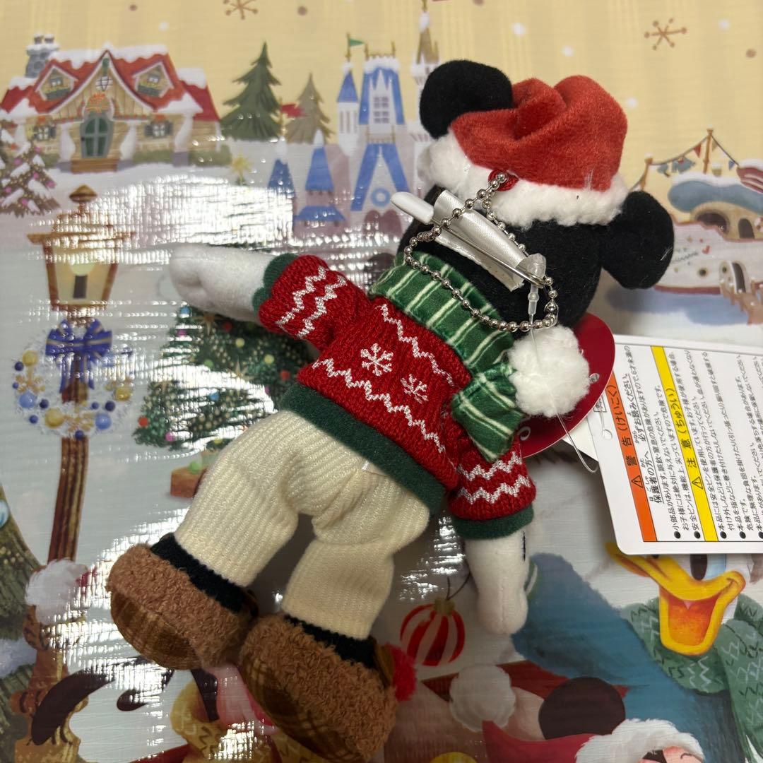 【完売品】ミッキー＆ミニー♡ぬいぐるみバッジ♡クリスマス♡2024