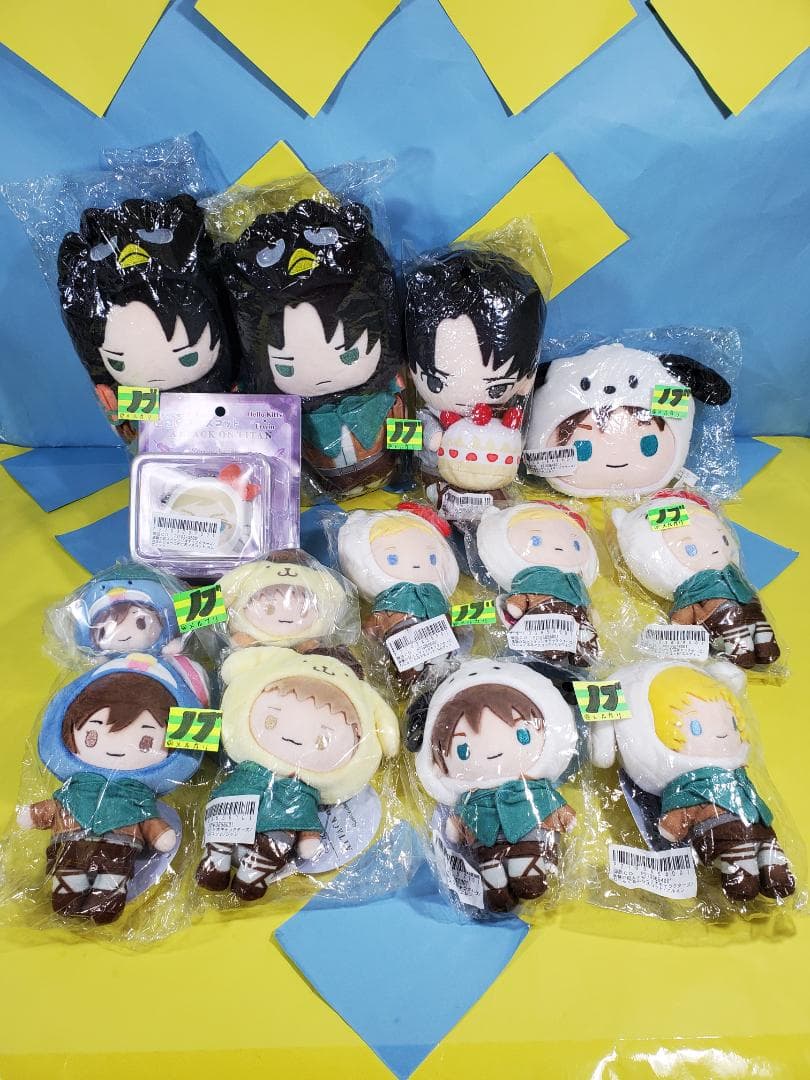 進撃の巨人×サンリオキャラクターズ コラボ商品 まとめ売り 15点セット
