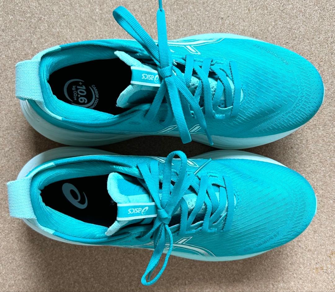 ASICS ゲルニンバス27 レディース25センチ　美品インソール未使用