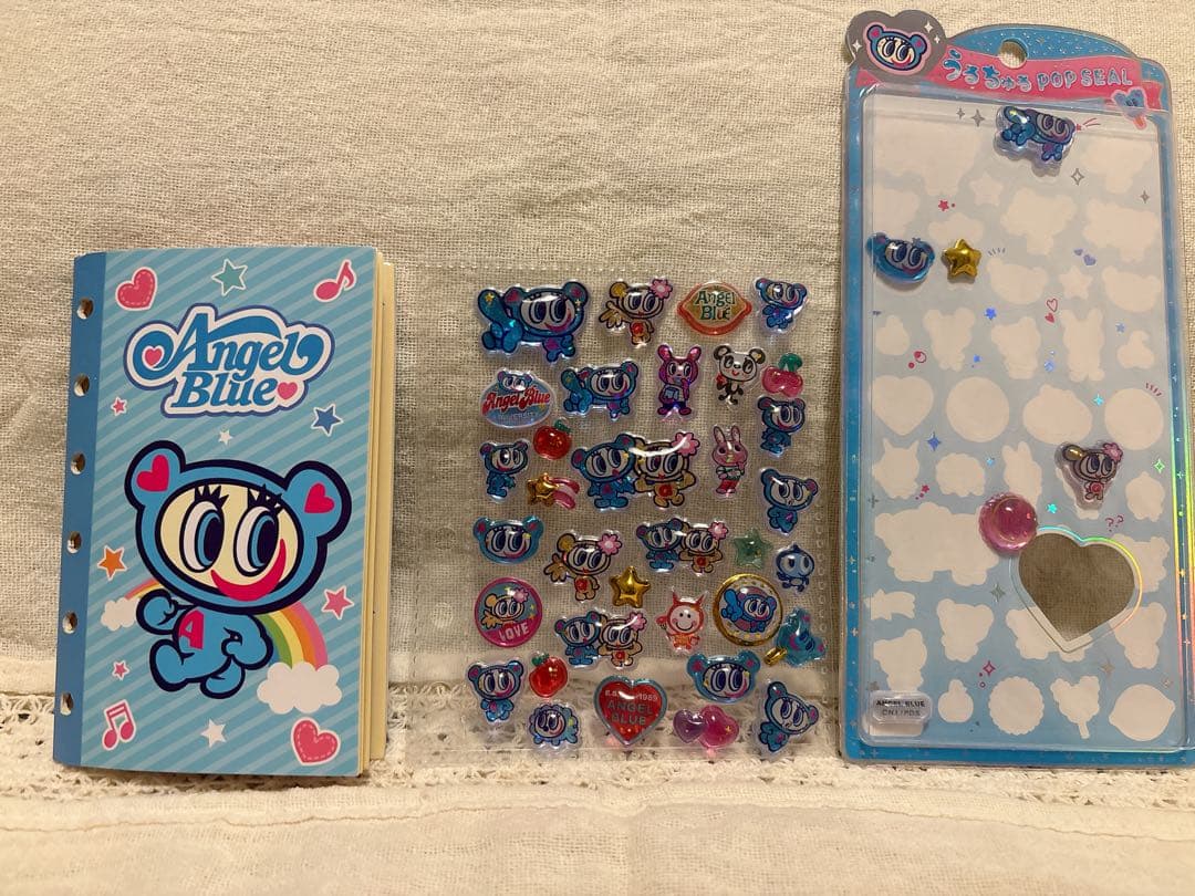 シール帳　完成品　エンジェルブルー
