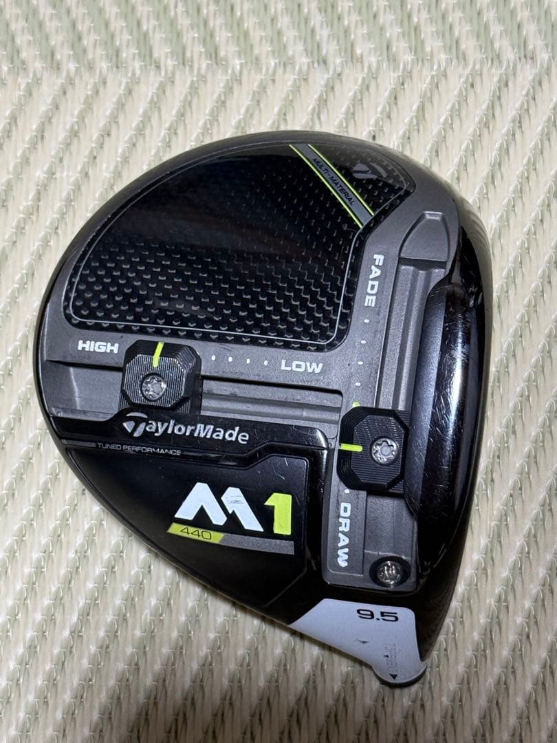 テーラーメイド M1 ドライバー ヘッドのみ 9.5° ヘッドカバー付き 美品