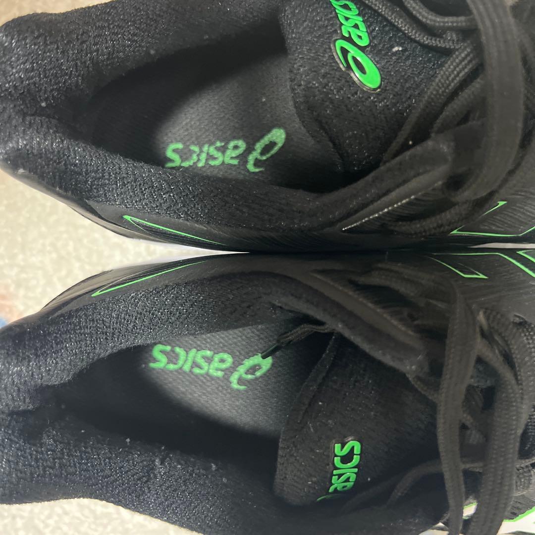 asics DYNABLAST ブラック/グリーン　29cm
