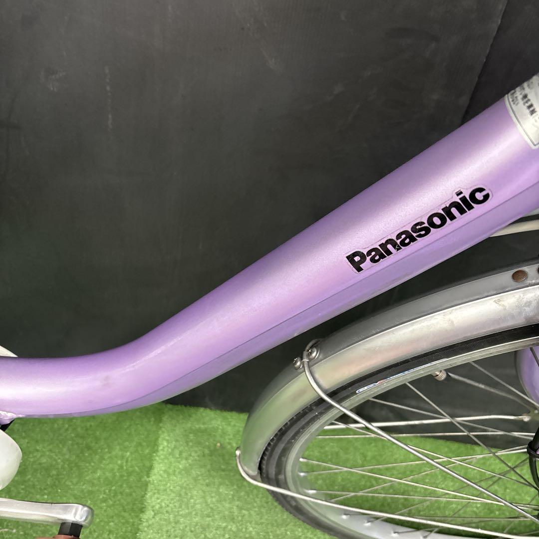 電動自転車 Panasonic Lithium vivi パープル 45★