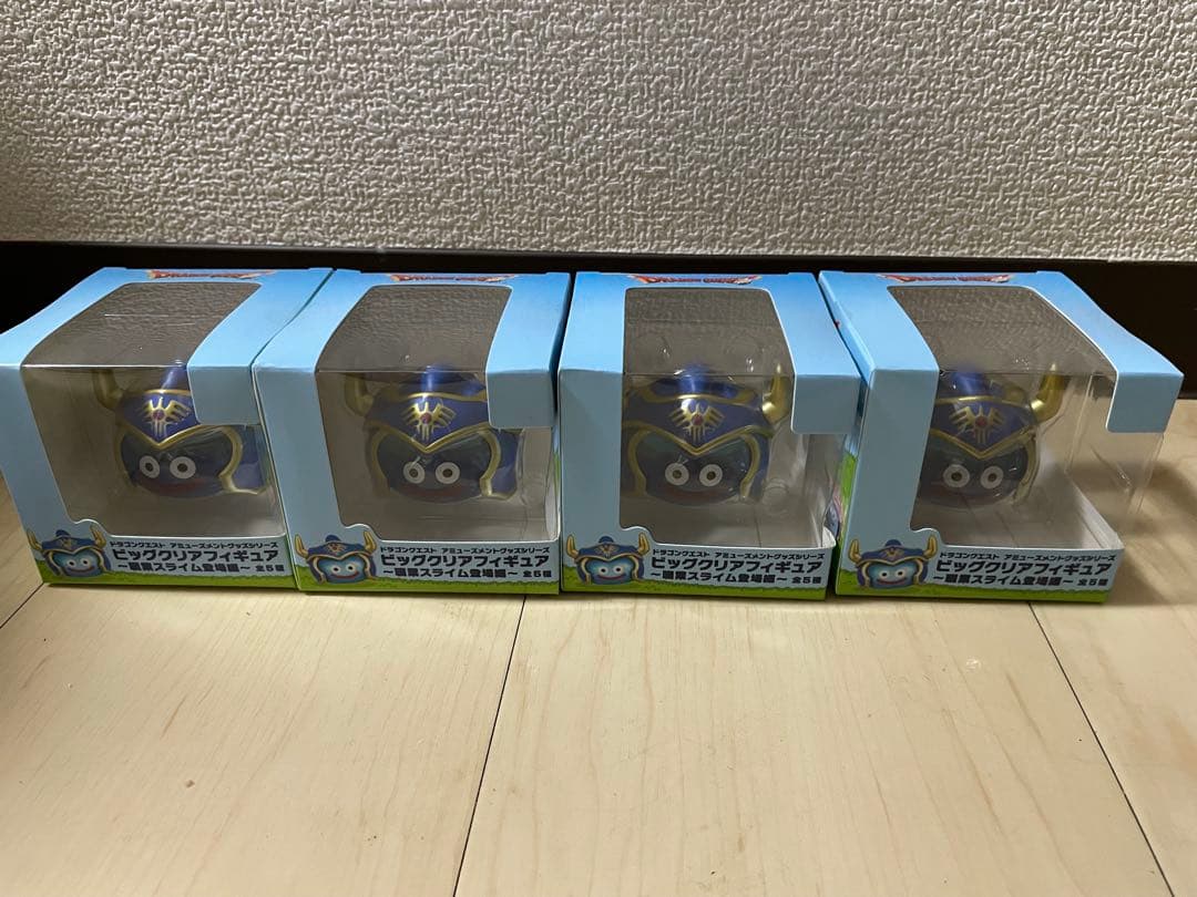 ドラゴンクエスト ビッグクリアフィギュア 職業スライム登場編 【勇者】　4点