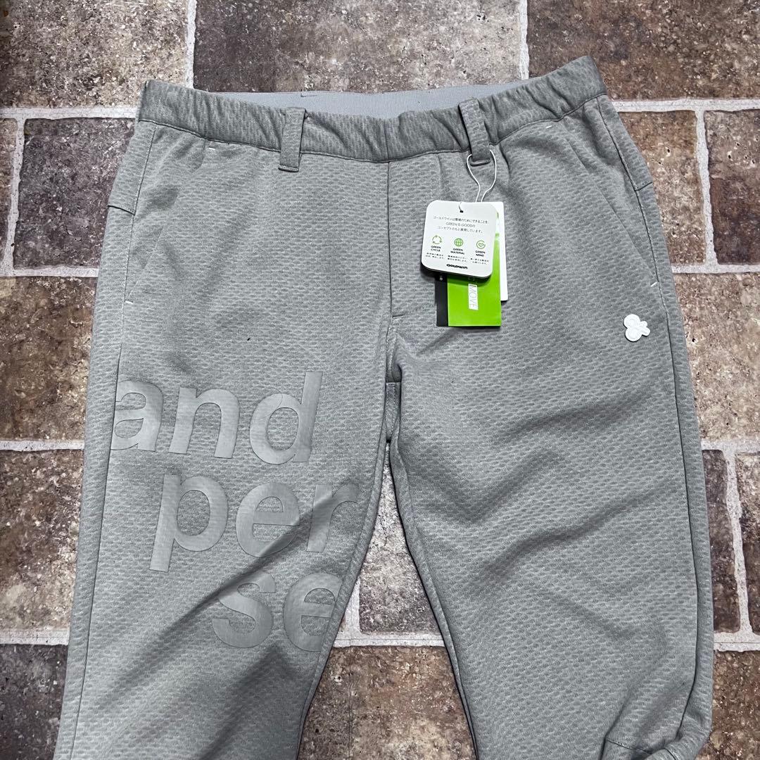 未使用スウェット　アンパスィand per se ゴルフストレッチパンツ
