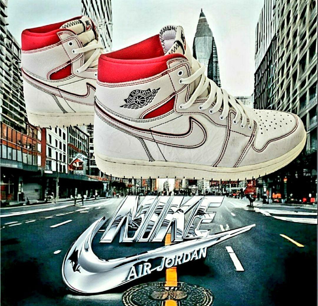 NIKEエアジョーダンレトロOGファントム/University Red29.0