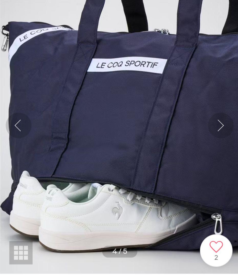 LE COQ SPORTIF GOLF 2層式ボストンバッグ ネイビー　新品