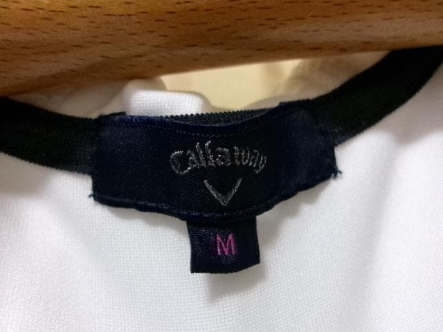 104243　callaway キャロウェイ　ジャージ上下　白　サイズM