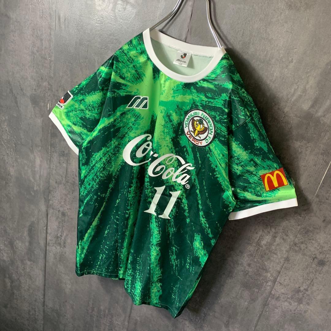 【★三浦カズ】 古着 サッカー ヴェルディ 94年 レトロ ユニフォーム L