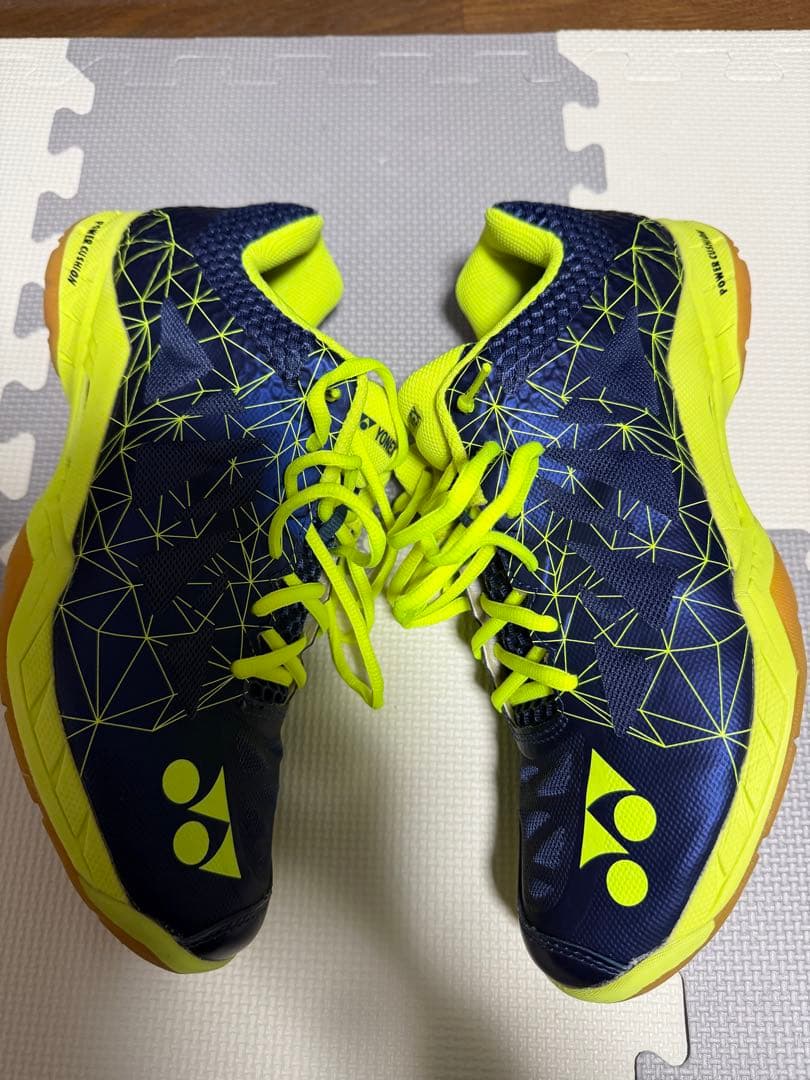 YONEX AERUS 2 ネイビー/イエロー バドミントンシューズ