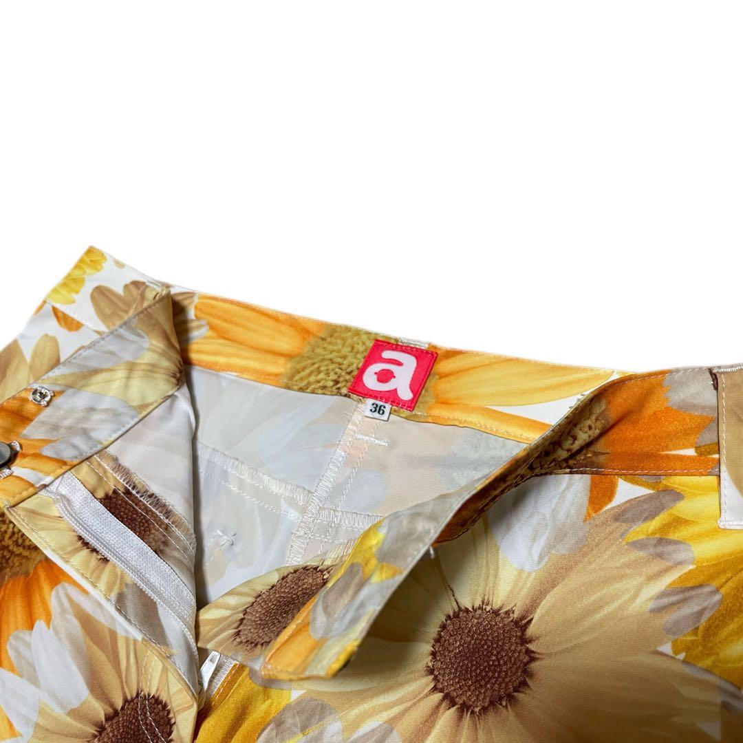 【美品/レア】archivio アルチビオ ゴルフ パンツ スラックス ひまわり