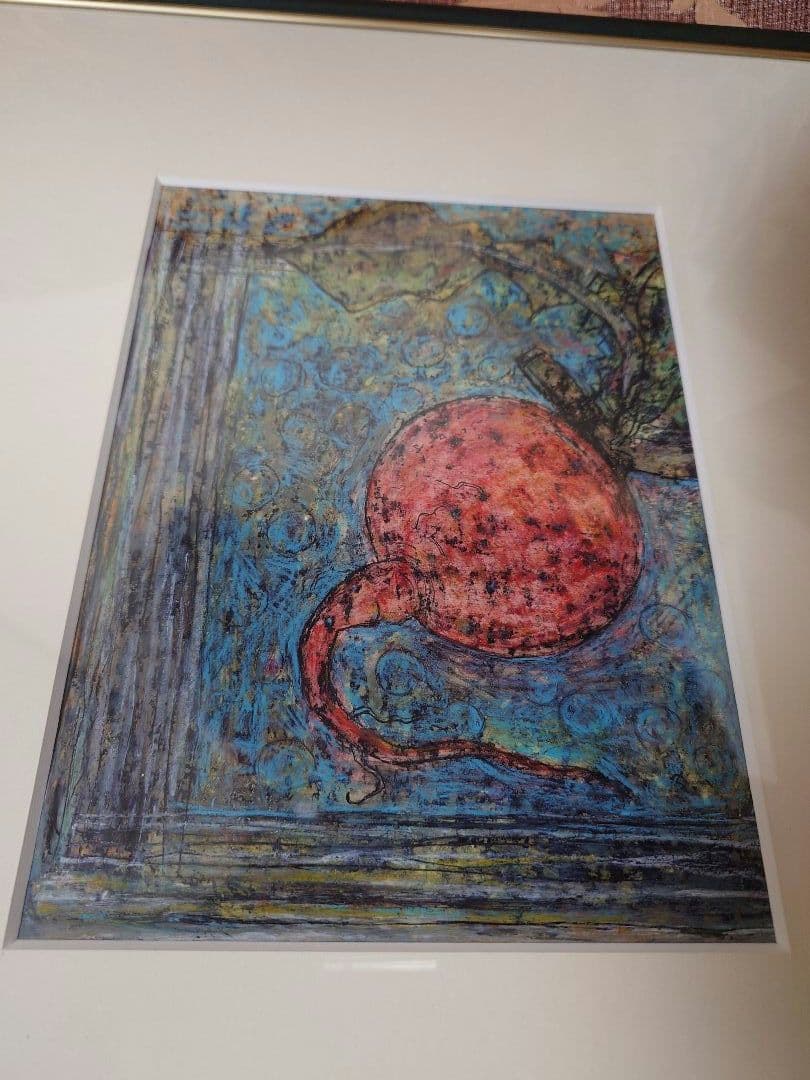 ★★定価3万円 蝋画/ロウ画 うえしんちえ子作 全額寄付
