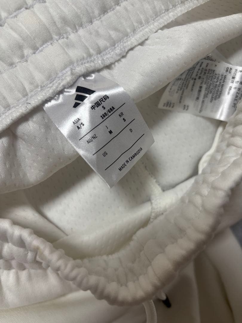 adidas ホワイト ジャージセットMサイズ