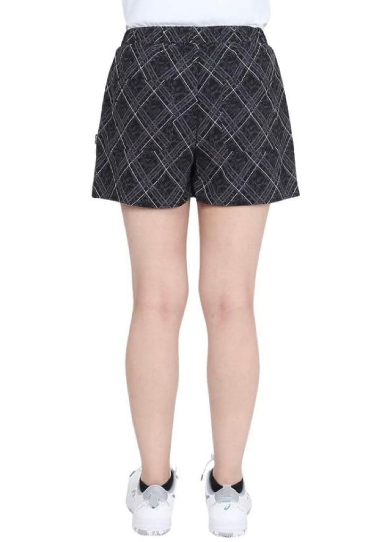 No.897 Prince 【今期秋冬】BLACKチェックキュロット☆LL☆