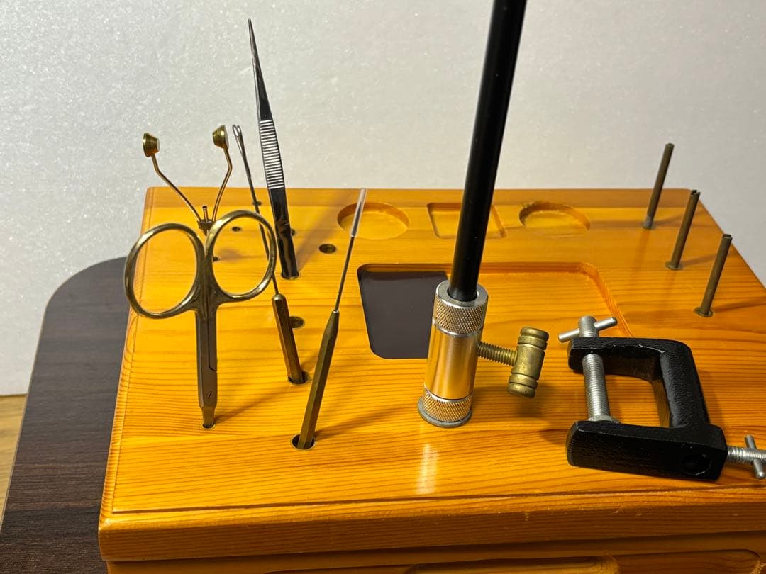 k*o様 お値下げ！Creative Angler 木製フライタイイングステーシ