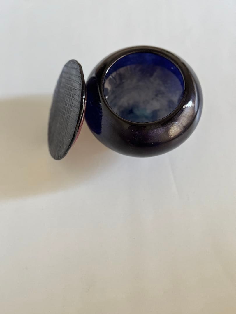 オオタ硝子研究室　菓子入　蓋物