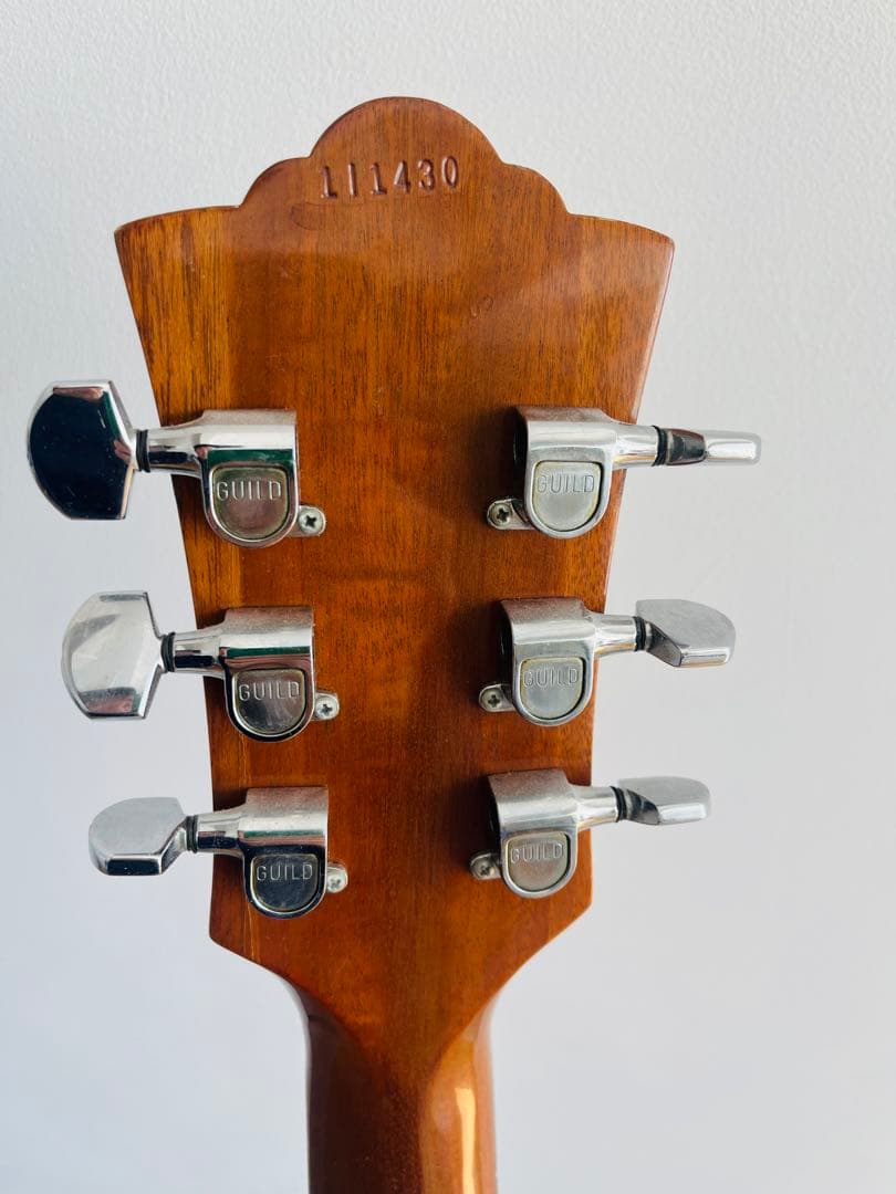 【1974年製・極上】Guild D-44-M BL 希少メイプル