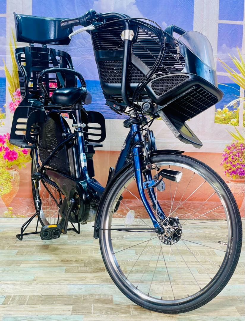 シンシャ　パスキス26インチ⭐️ヤマハ子供乗せ電動アシスト自転車Y3425