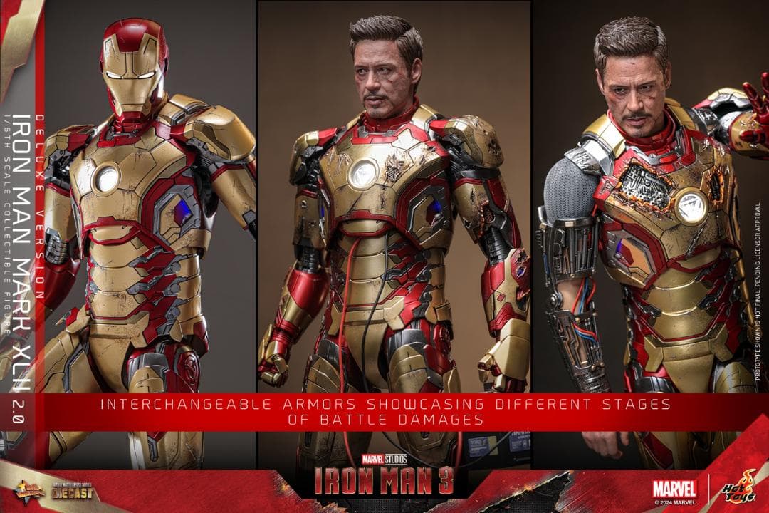 ホットトイズ 1/6 アイアンマン3 マーク42 DX版 MMS759D66B