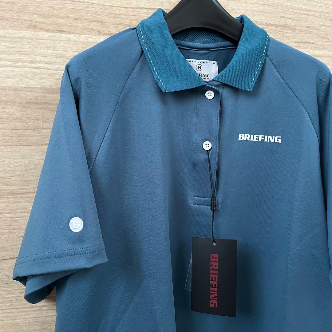 新品★23,100円BRIEFING ポロシャツ バックロゴライン レディースＳ