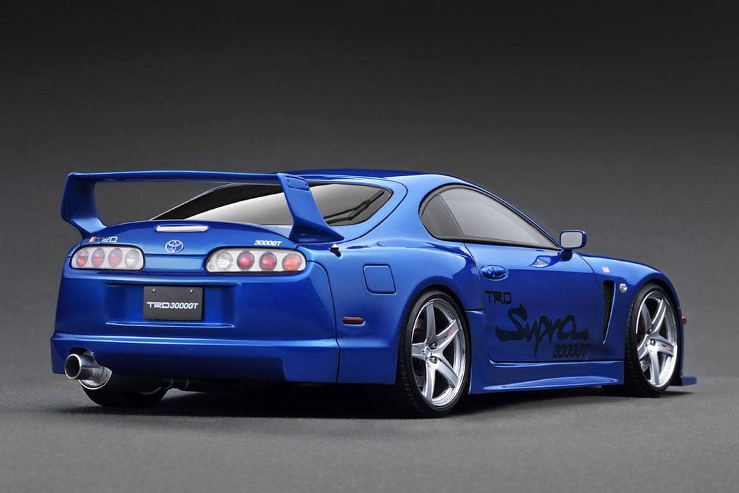 1/18 イグニッションモデル TRD 3000GT JZA80 スープラ 青