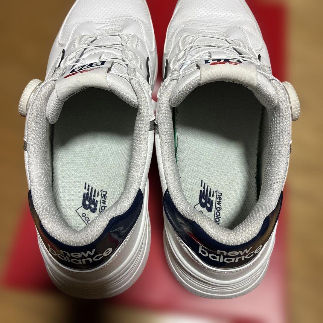 n*b様 New Balance 574 v4 SL BOAホワイト×ネイビー